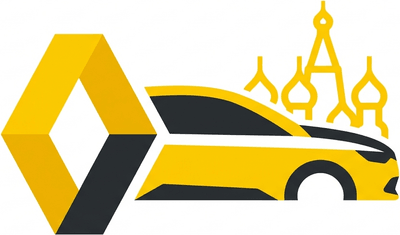 Минималистичный корпоративный логотип компании Renault-Online на белом фоне в современном векторном стиле