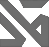 Минималистичный абстрактный логотип компании Renault-Online в серых тонах на белом фоне