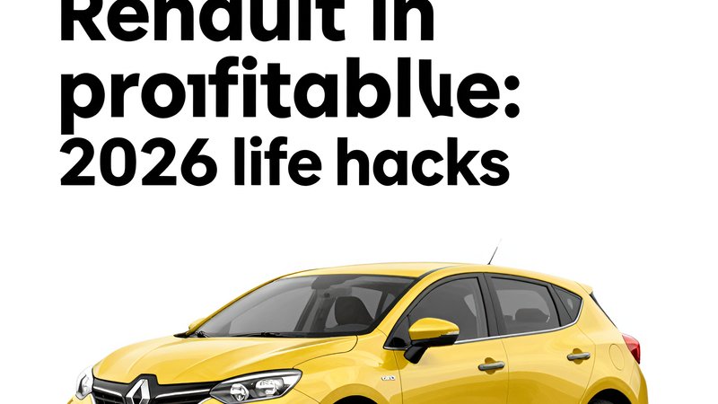 Современная иллюстрация нового автомобиля Renault на фоне Москвы для статьи о выгодной покупке