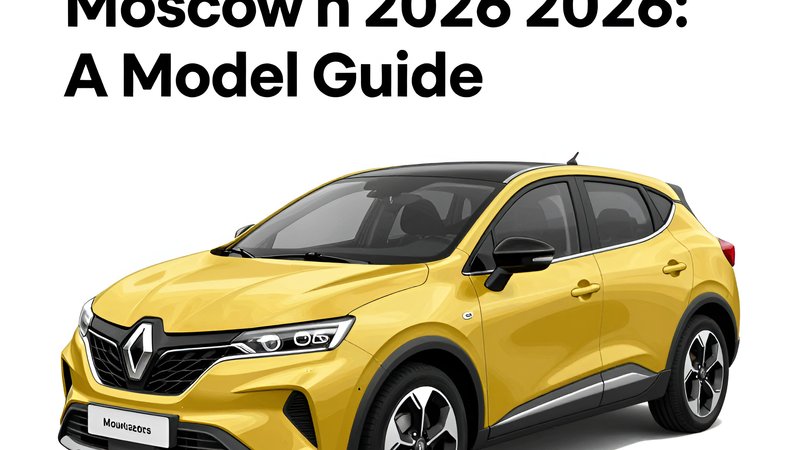 Современная иллюстрация модельного ряда автомобилей Renault для гида по выбору новых машин в Москве